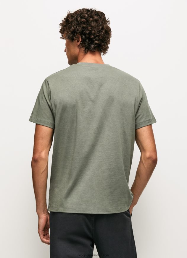 tricou din bumbac cu logo brodat bărbați Pepe Jeans turnare 6Z0R46914