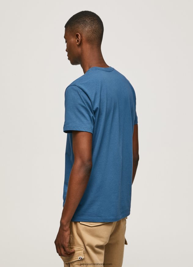 tricou din bumbac cu logo imprimat bărbați Pepe Jeans jarman 6Z0R46934