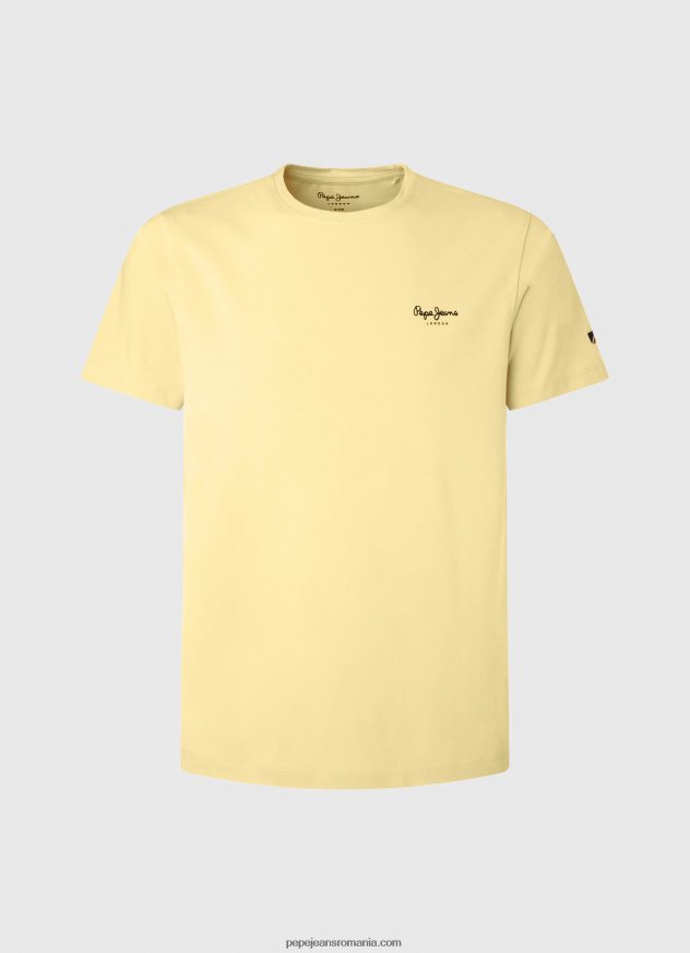 tricou din bumbac cu logo imprimat bărbați Pepe Jeans strălucire 6Z0R46943