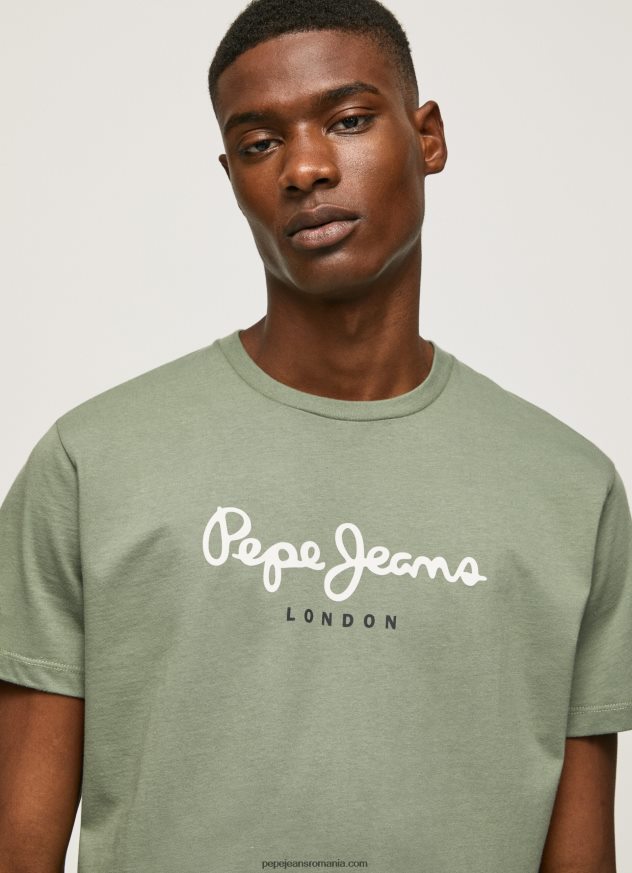 tricou din bumbac cu logo imprimat bărbați Pepe Jeans turnare 6Z0R46920