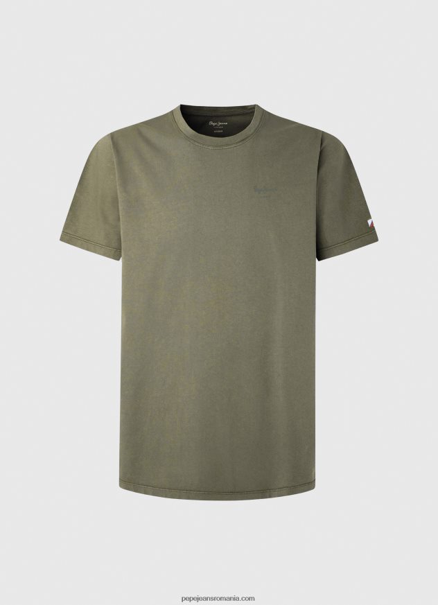 tricou din bumbac cu logo imprimat bărbați Pepe Jeans turnare 6Z0R46949