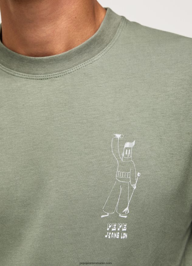 tricou din bumbac cu maneca lunga bărbați Pepe Jeans turnare 6Z0R46916