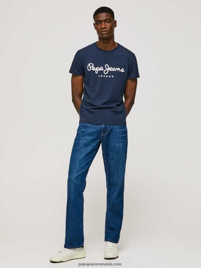 tricou din bumbac cu maneca scurta bărbați Pepe Jeans marina 6Z0R461005