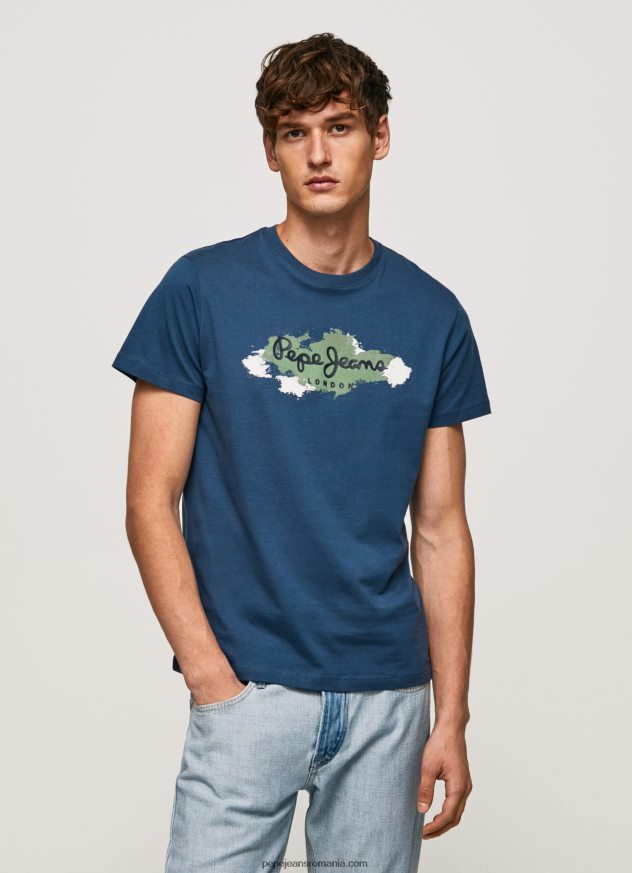 tricou din bumbac cu sigla perii bărbați Pepe Jeans jarman 6Z0R46983