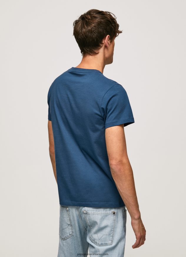 tricou din bumbac cu sigla perii bărbați Pepe Jeans jarman 6Z0R46983