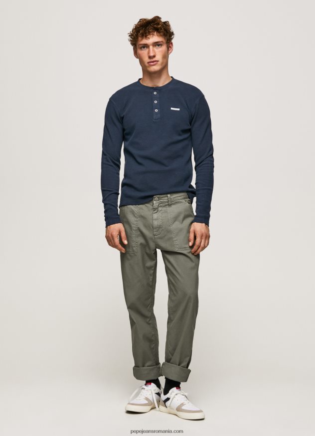 tricou din bumbac tricot waffle bărbați Pepe Jeans dulwich 6Z0R46923