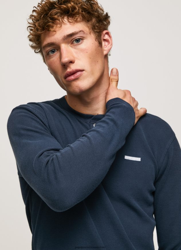 tricou din bumbac tricot waffle bărbați Pepe Jeans dulwich 6Z0R46923