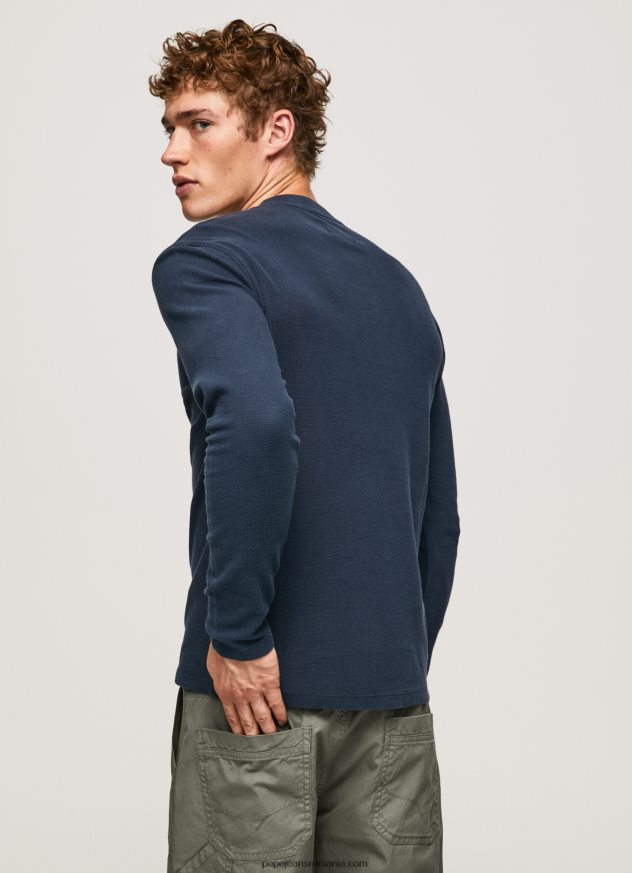 tricou din bumbac tricot waffle bărbați Pepe Jeans dulwich 6Z0R46923