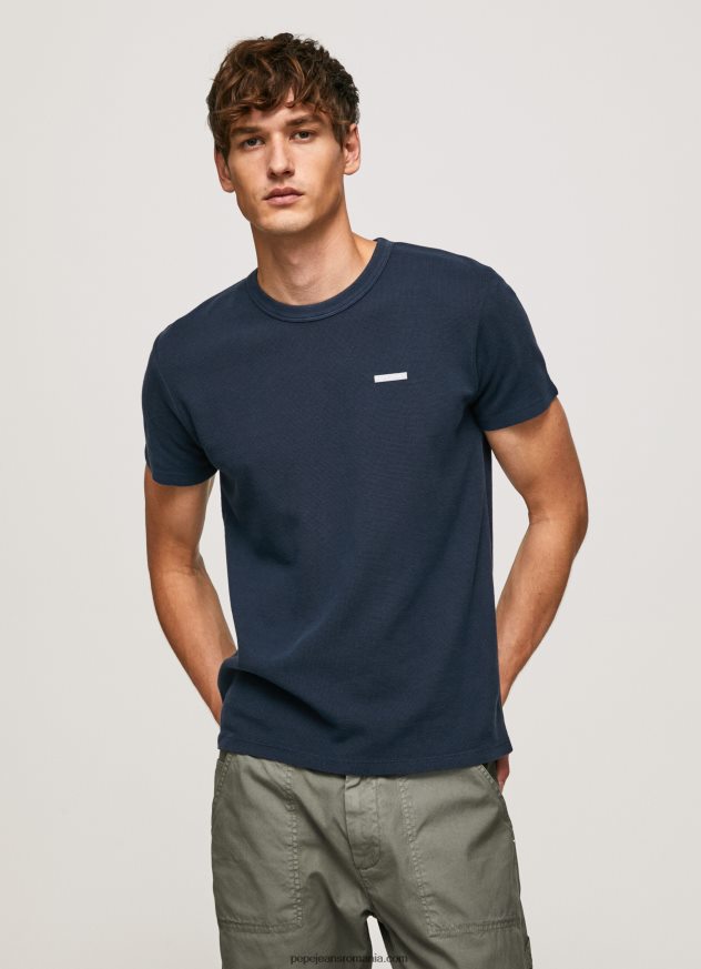 tricou din bumbac tricot waffle bărbați Pepe Jeans dulwich 6Z0R46959