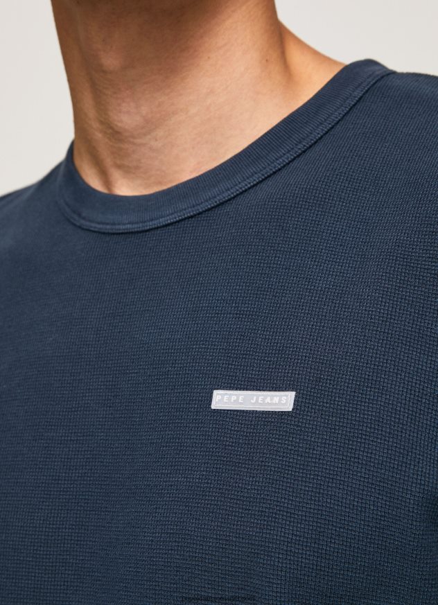tricou din bumbac tricot waffle bărbați Pepe Jeans dulwich 6Z0R46959