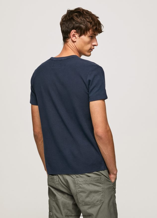 tricou din bumbac tricot waffle bărbați Pepe Jeans dulwich 6Z0R46959