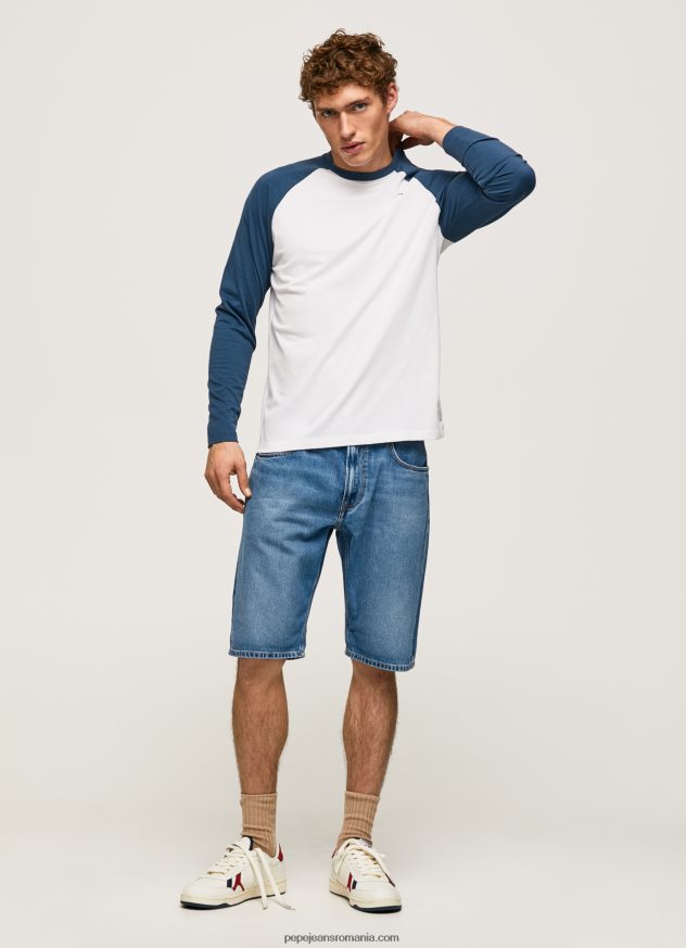 tricou raglan cu maneca lunga bărbați Pepe Jeans jarman 6Z0R46985