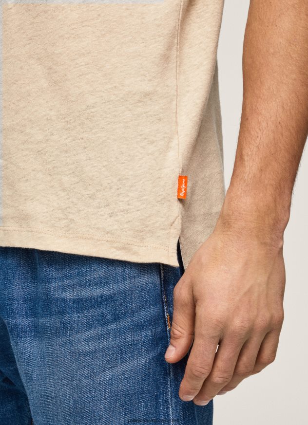 tricou simplu din bumbac bărbați Pepe Jeans malţ 6Z0R46996