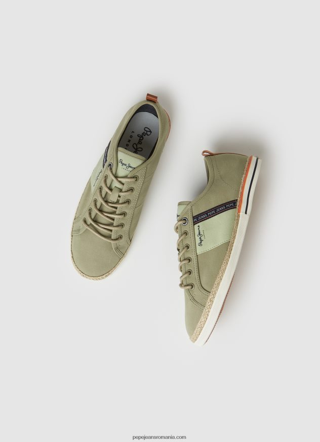 adidași blucher din pânză bărbați Pepe Jeans armată 6Z0R461215