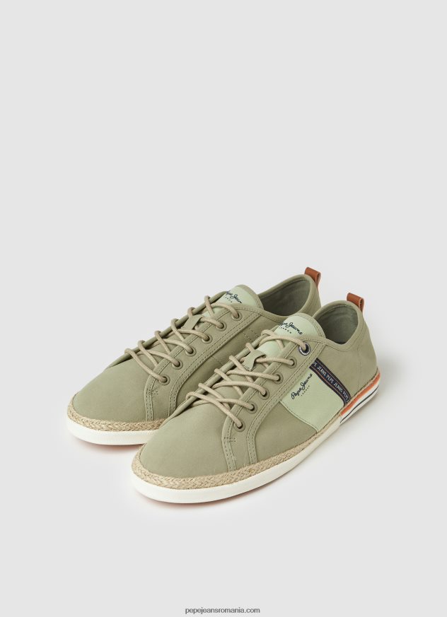 adidași blucher din pânză bărbați Pepe Jeans armată 6Z0R461215