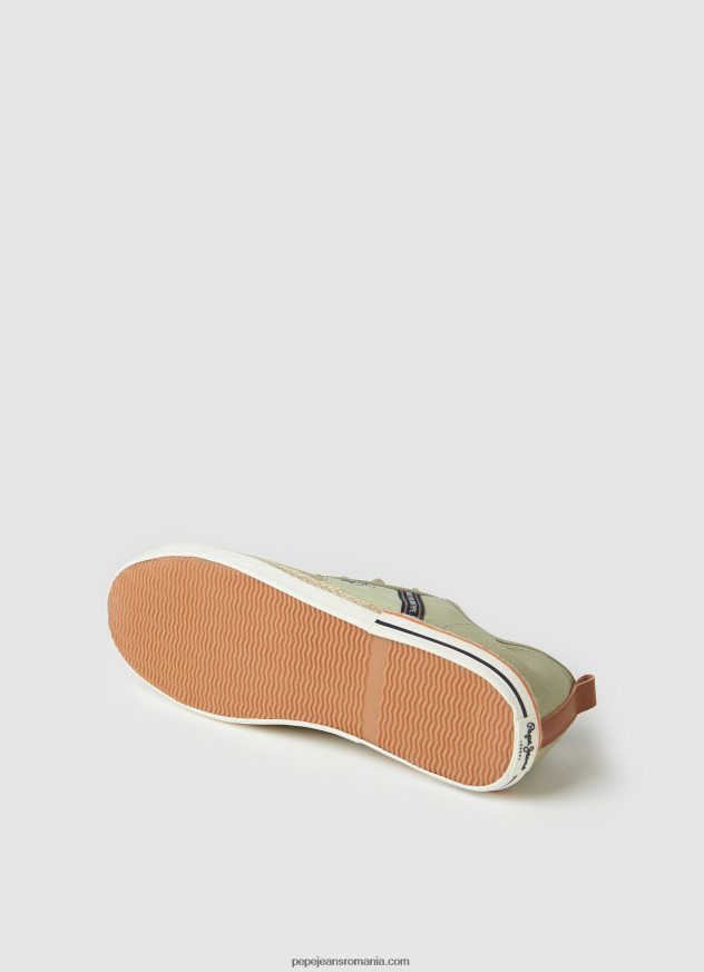 adidași blucher din pânză bărbați Pepe Jeans armată 6Z0R461215