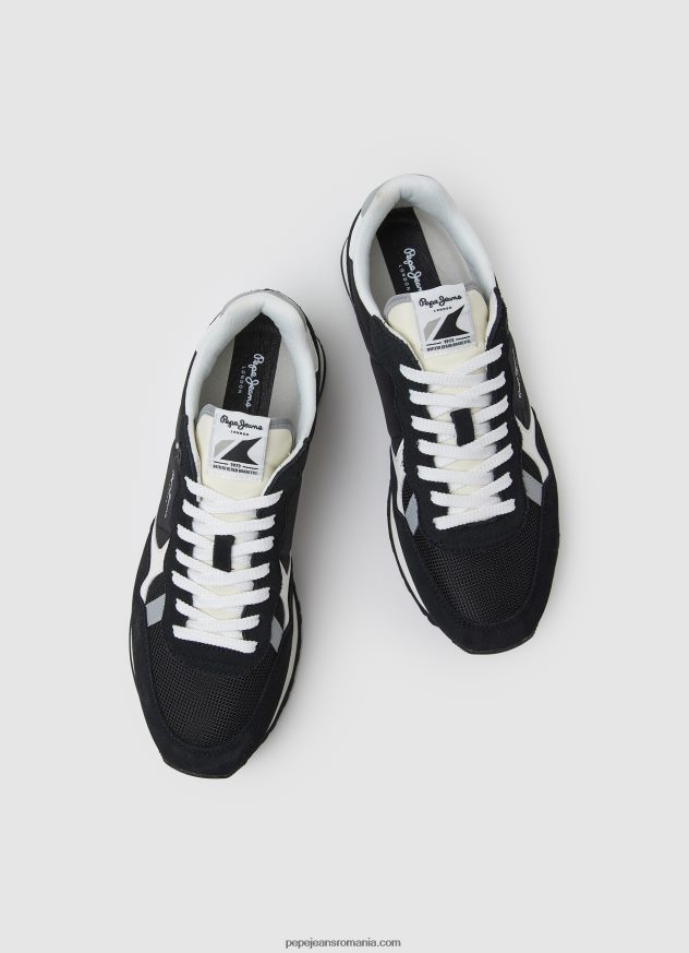 adidași combinați brit bărbați Pepe Jeans negru 6Z0R461200