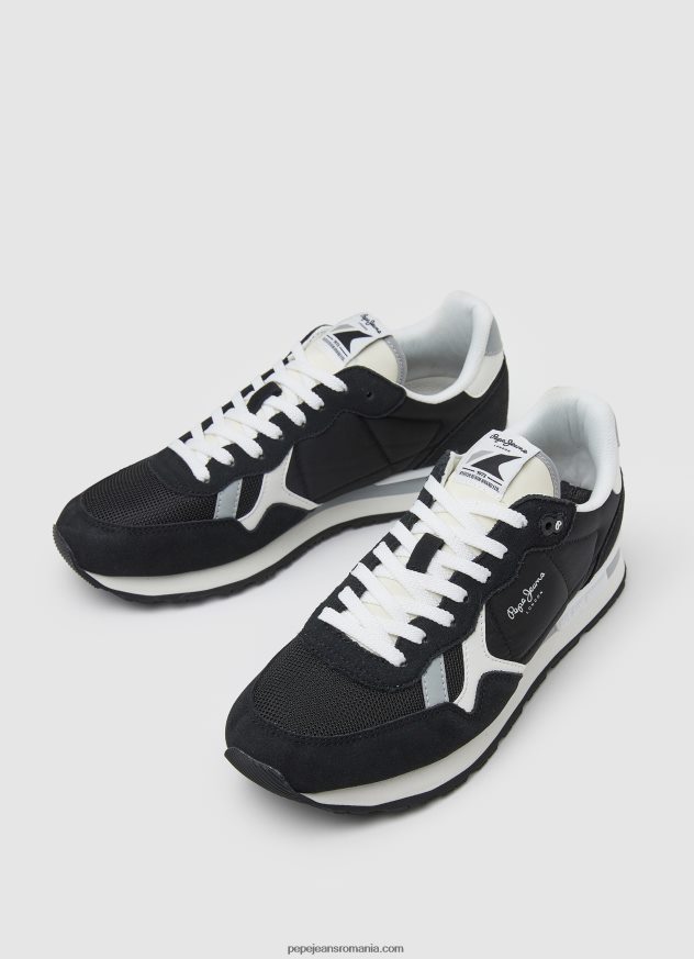 adidași combinați brit bărbați Pepe Jeans negru 6Z0R461200