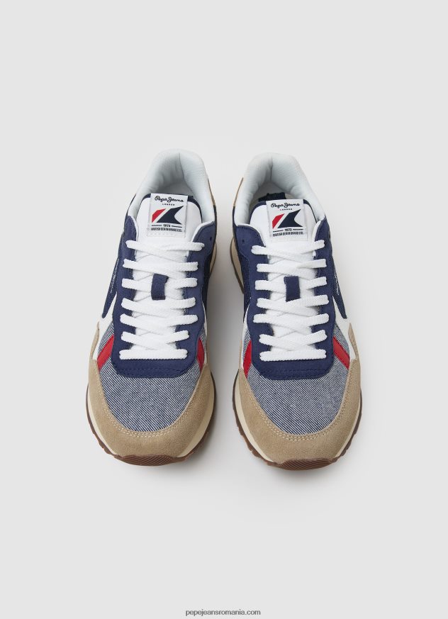 adidași combinați brit man bărbați Pepe Jeans denim închis la culoare 6Z0R461175