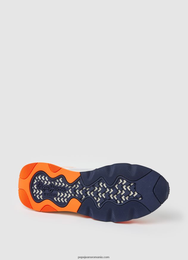 adidași combinați brit pro neon bărbați Pepe Jeans alb 6Z0R461221