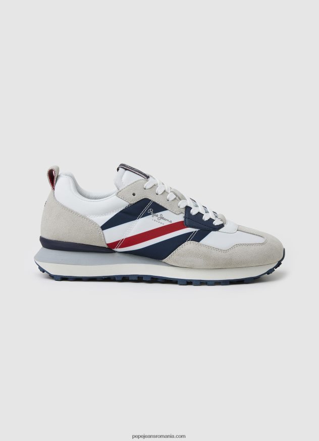 adidași combinați foster man bărbați Pepe Jeans alb 6Z0R461173