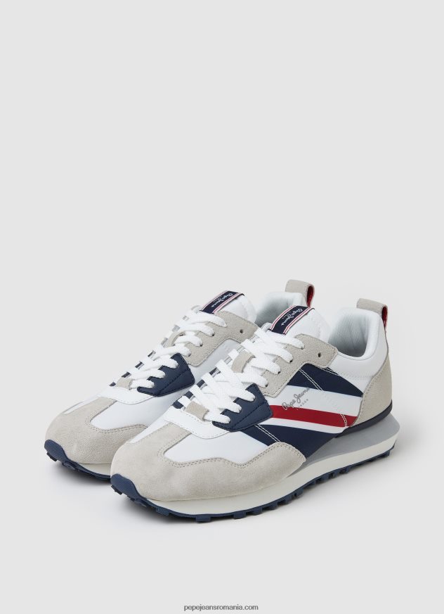 adidași combinați foster man bărbați Pepe Jeans alb 6Z0R461173