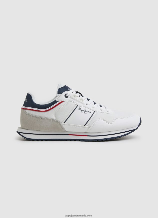 adidași combinați tour club bărbați Pepe Jeans alb 6Z0R461178