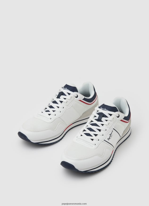 adidași combinați tour club bărbați Pepe Jeans alb 6Z0R461178