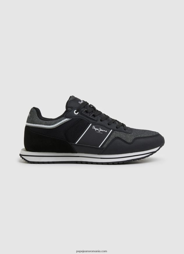 adidași combinați tour club bărbați Pepe Jeans negru 6Z0R461197