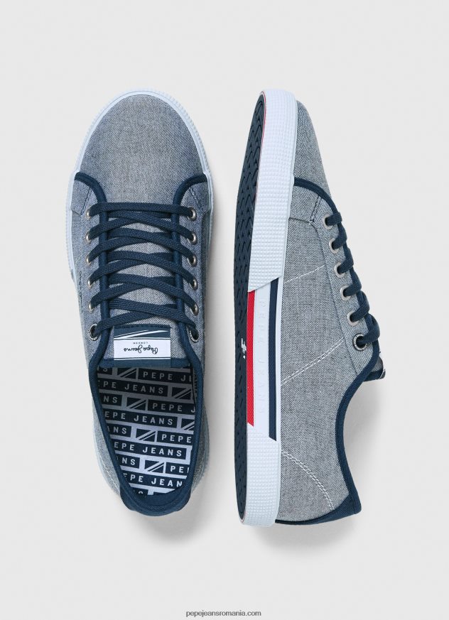 adidași de bază din cambray bărbați Pepe Jeans cambray 6Z0R461240