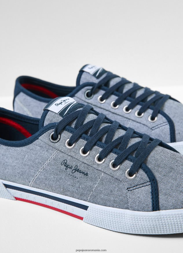 adidași de bază din cambray bărbați Pepe Jeans cambray 6Z0R461240