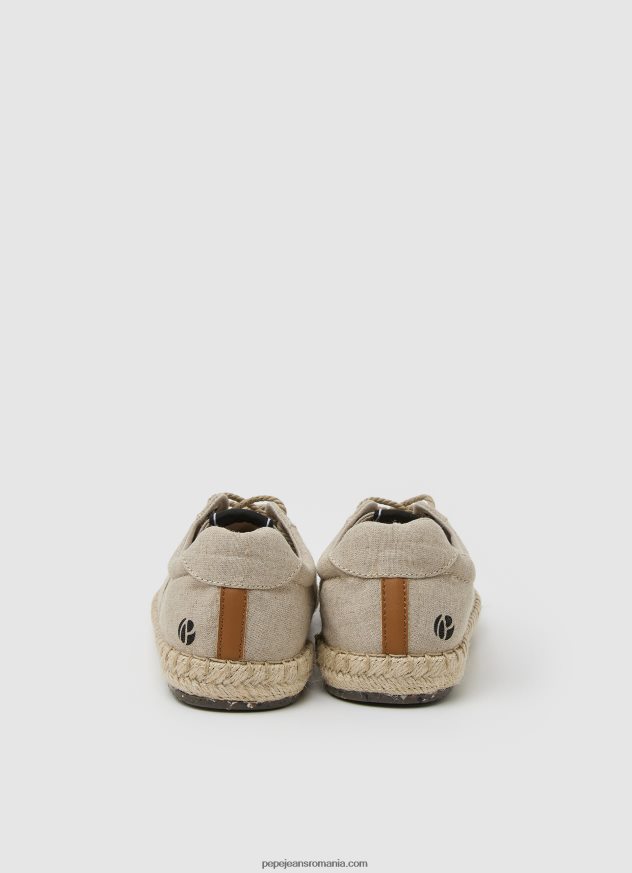 adidași din in turistic vegas bărbați Pepe Jeans ecru 6Z0R461254