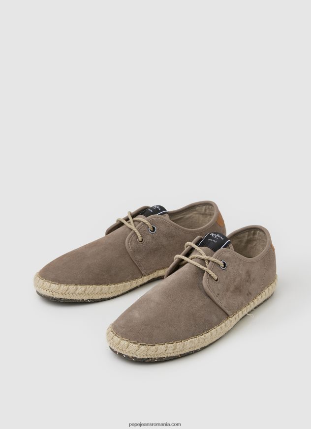 adidași din piele claic turistic bărbați Pepe Jeans piatră întunecată 6Z0R461247