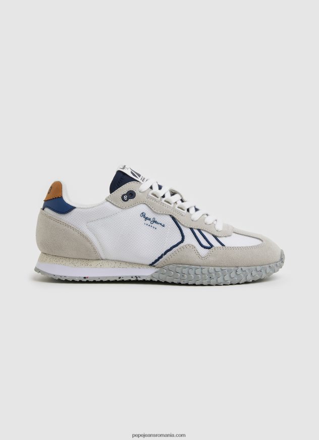 adidași retro combinați bărbați Pepe Jeans alb 6Z0R461231