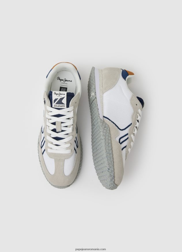 adidași retro combinați bărbați Pepe Jeans alb 6Z0R461231