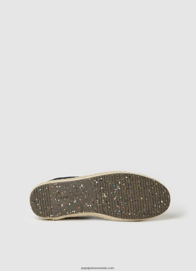 adidași turistici cu talpă intermediară din iută bărbați Pepe Jeans marina 6Z0R461252