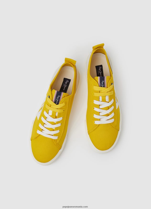 adidasi allen flag vulcanizati bărbați Pepe Jeans galben rugby 6Z0R461203