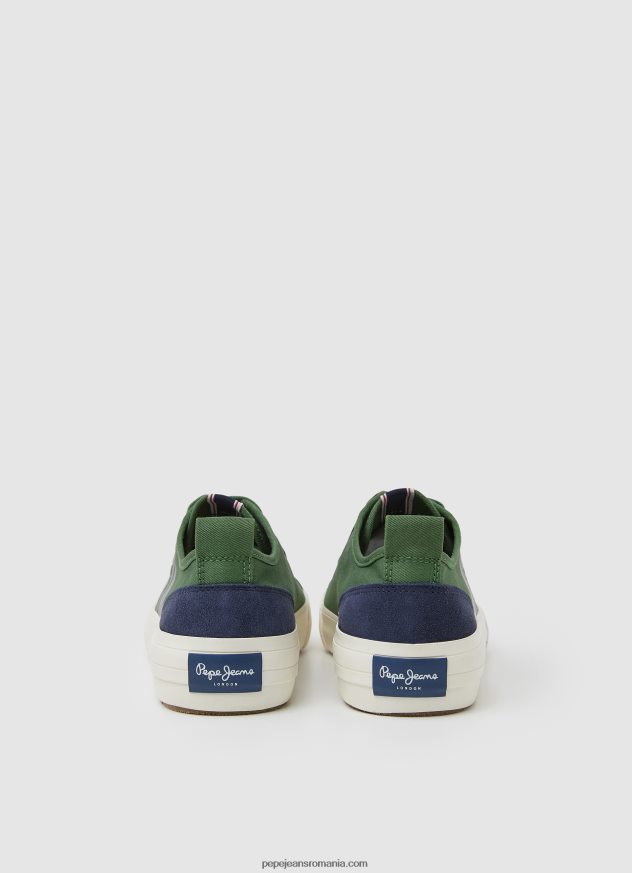 adidasi allen flag vulcanizati bărbați Pepe Jeans măslin militar 6Z0R461205