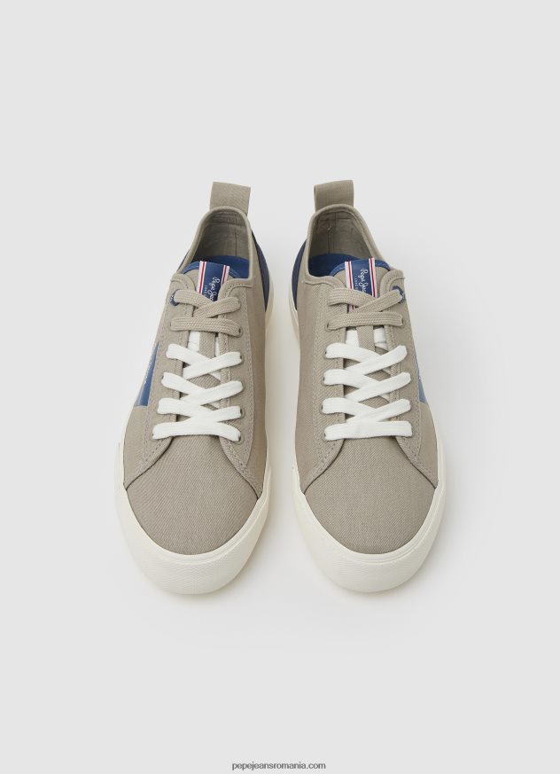 adidasi allen flag vulcanizati bărbați Pepe Jeans piatră întunecată 6Z0R461206