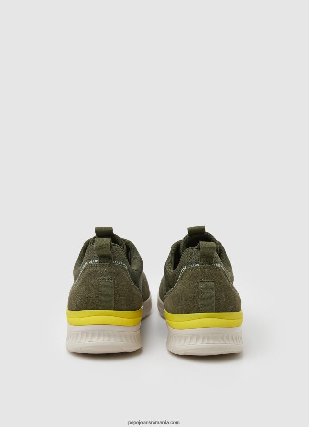 adidasi combinați jay pro bărbați Pepe Jeans verde kaki 6Z0R461187