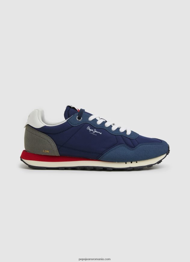 adidasi combinați london one bărbați Pepe Jeans alb 6Z0R461237