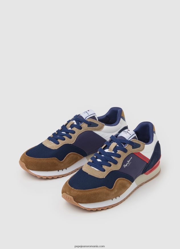 adidasi combinați london one bărbați Pepe Jeans bronzat 6Z0R461168