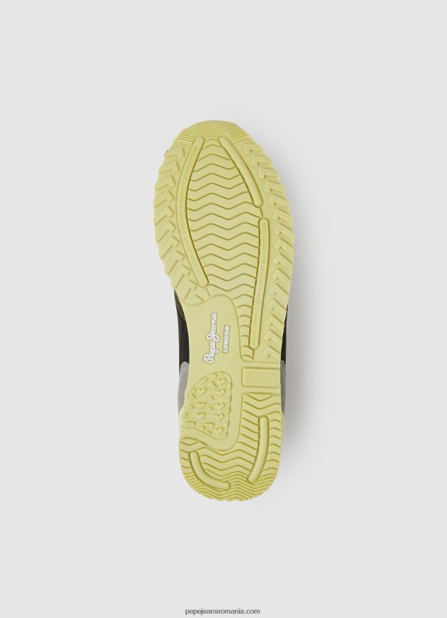 adidasi combinați london one bărbați Pepe Jeans verde kaki 6Z0R461223