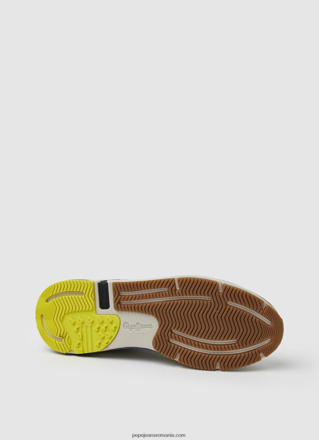 adidasi combinați london pro bărbați Pepe Jeans verde kaki 6Z0R461188