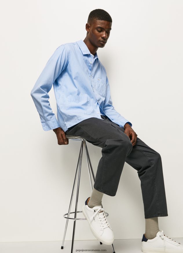 adidasi yogi din piele originali bărbați Pepe Jeans alb 6Z0R461186