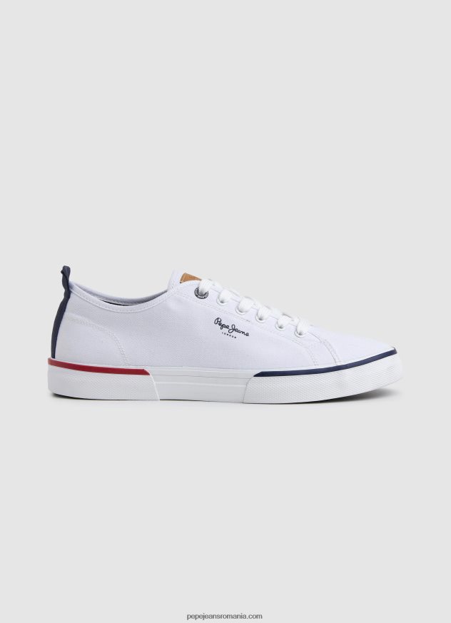 pantofi sport Kenton Smart Basic bărbați Pepe Jeans alb 6Z0R461244