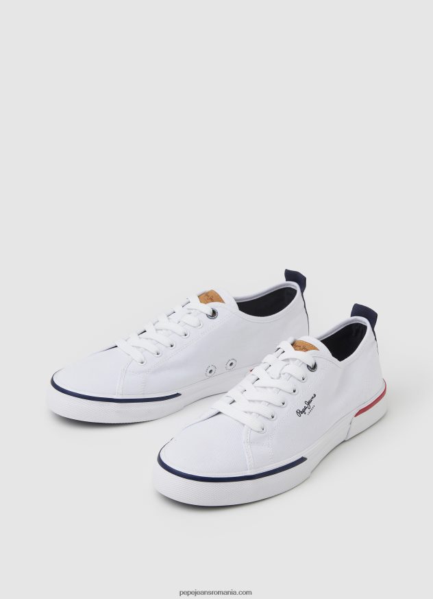 pantofi sport Kenton Smart Basic bărbați Pepe Jeans alb 6Z0R461244