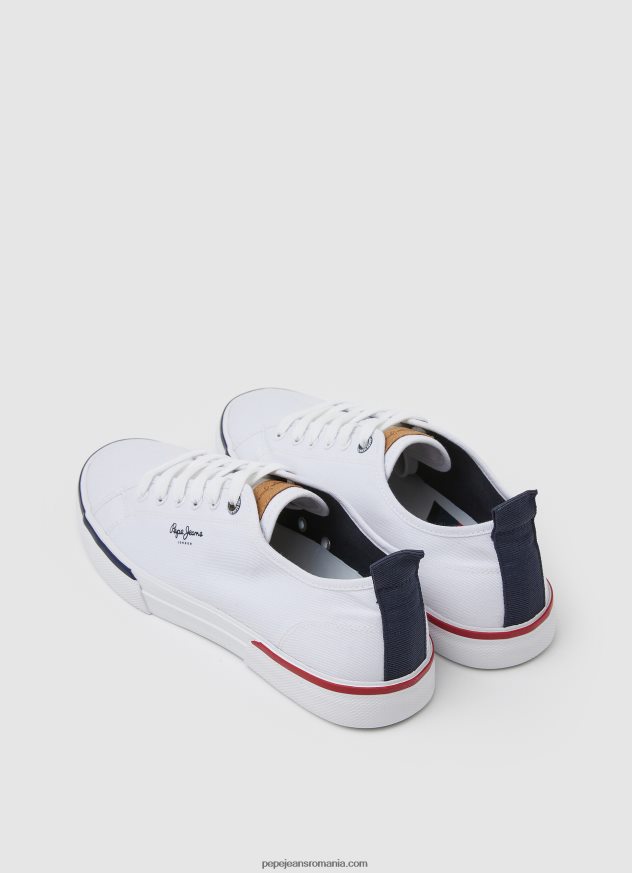 pantofi sport Kenton Smart Basic bărbați Pepe Jeans alb 6Z0R461244