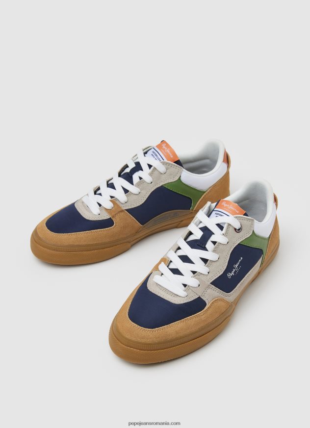 pantofi sport Kenton combinați bărbați Pepe Jeans bronzat 6Z0R461167