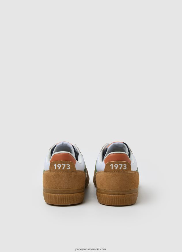 pantofi sport Kenton combinați bărbați Pepe Jeans bronzat 6Z0R461167